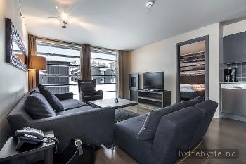 Klikk for stort bilde av 'Leilighet i hotell resort rett ved alpinbakke'