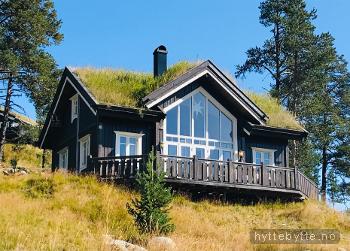 Klikk for stort bilde av 'Moderne hytte i Jotunheimen'